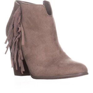 Carlos Santana Tempe Fringe Ankle Boots Size 9.5
